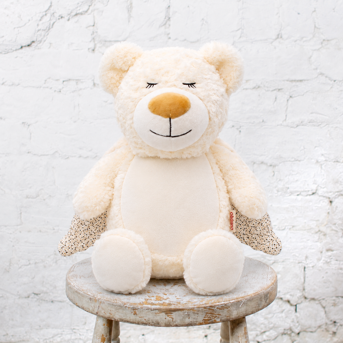 Personalized Keepsake Plush with name and simple design