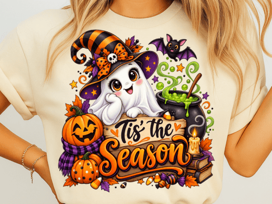 Halloween Tee-Tis'The season Ghost