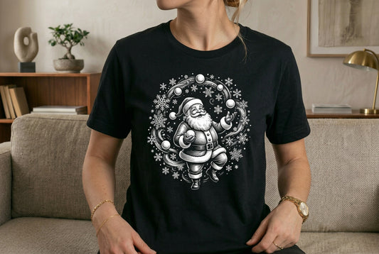 Black and White Santa