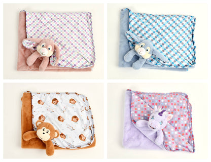 Personalized Keepsake Blanket with Name and Simple Design