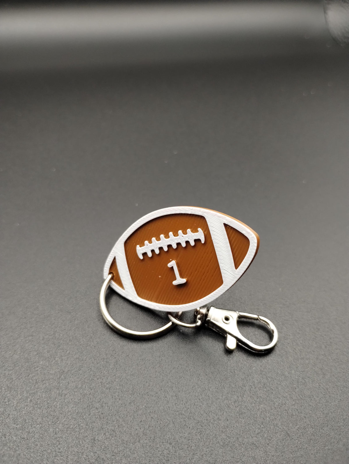 personalized 3D printed- Football Keychain